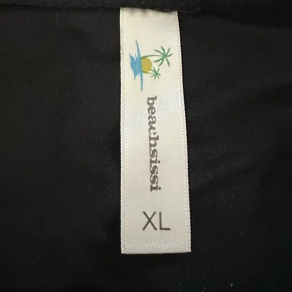 NWT-Beachsissi Black One Shoulder‎ Bikini-Size XL - Picture 2 of 8